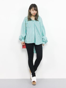 エル 🍒さん（レディース・157cm）の夏コーディネート