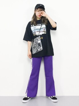 「GOOD ROCK SPEED（グッドロックスピード）のアイテム（バッグ）」を使った、E R Uさん（レディース・157cm）の夏コーディネート