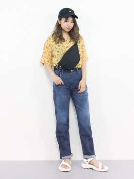 E R Uさん（レディース・157cm）の夏コーディネート