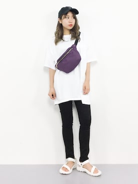 E R Uさん（レディース・157cm）の夏コーディネート