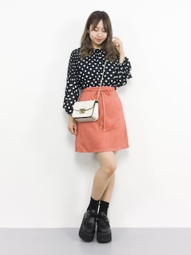 「Two Faces（トゥーフェイシーズ）のアイテム（トップス）」を使った、エル 🍒さん（レディース・157cm）の夏コーディネート