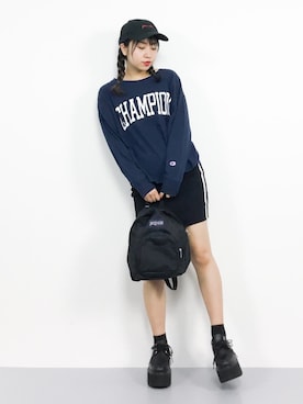 E R Uさん（レディース・157cm）の夏コーディネート