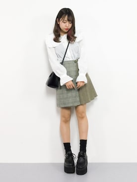 E R Uさん（レディース・157cm）の秋コーディネート