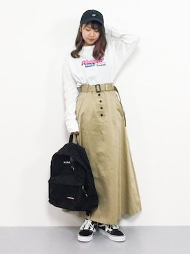 エル 🍒さん(レディース・157cm)の秋コーディネート