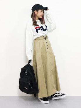 エル 🍒さん(レディース・157cm)の秋コーディネート