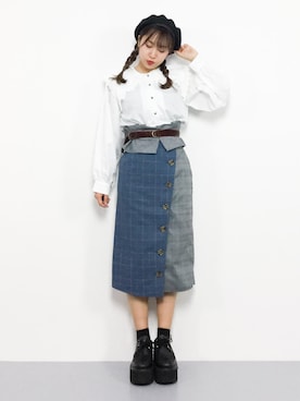 E R Uさん（レディース・157cm）の秋コーディネート