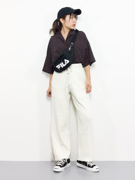 エル 🍒さん（レディース・157cm）の秋コーディネート