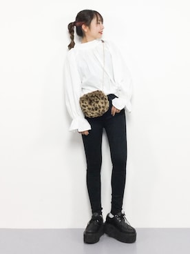 エル 🍒さん（レディース・157cm）の秋コーディネート