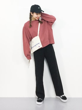 エル 🍒さん（レディース・157cm）の秋コーディネート