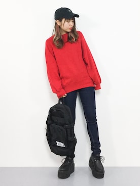 E R Uさん（レディース・157cm）の秋コーディネート