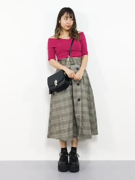 E R Uさん(レディース・157cm)の秋コーディネート