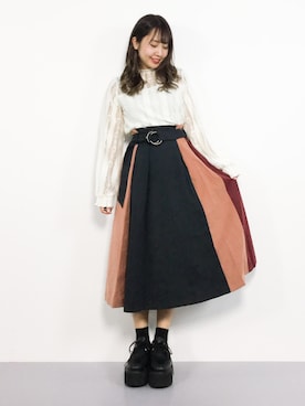 E R Uさん（レディース・157cm）の秋コーディネート