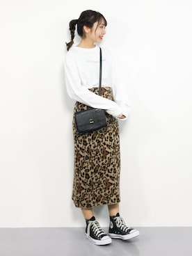 エル 🍒さん（レディース・157cm）の秋コーディネート