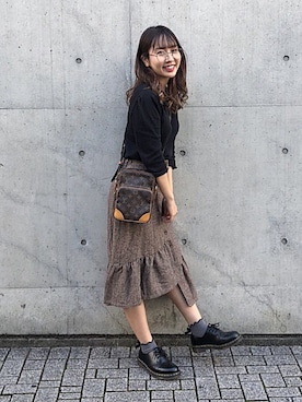 E R Uさん（レディース・157cm）の秋コーディネート