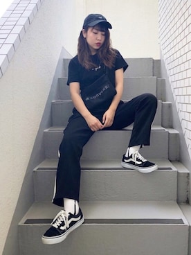 「179/WG（イチナナキュウダブルジー）のアイテム（帽子）」を使った、エル 🍒さん（レディース・157cm）の秋コーディネート