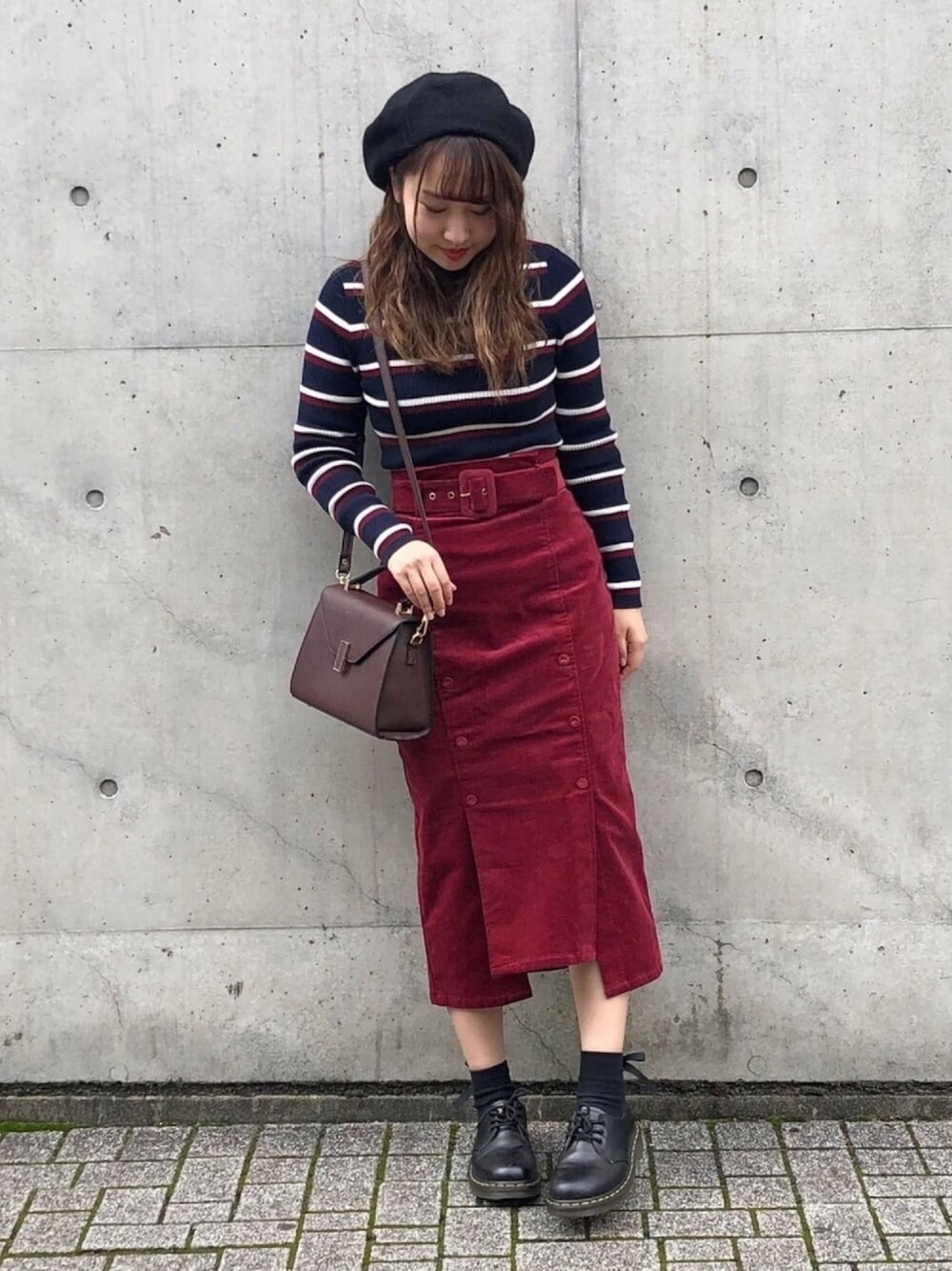 コーデュロイタイトスカート REDYAZEL 御座い 