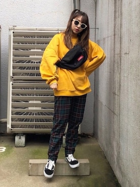 「ストリート服が好き」｜「アイテム（その他）」を使った、エル 🍒さん（レディース・157cm）の秋コーディネート