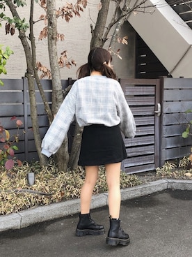 「ウエストイン」｜「アイテム（その他）」を使った、エル 🍒さん（レディース・157cm）の冬コーディネート