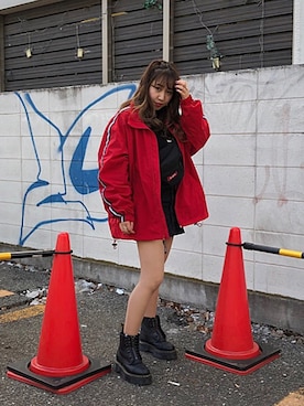 「TOMMY HILFIGER」｜「アイテム（その他）」を使った、エル 🍒さん（レディース・157cm）の冬コーディネート