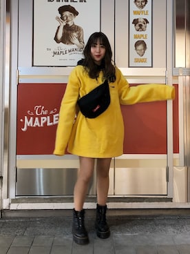 「TOMMY HILFIGER」｜「アイテム（その他）」を使った、エル 🍒さん（レディース・157cm）の冬コーディネート
