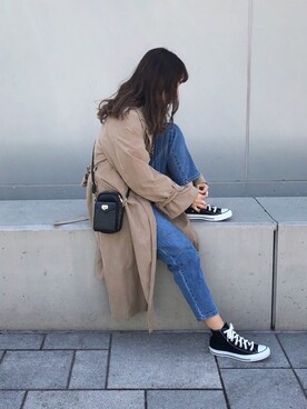 エル 🍒さん（レディース・157cm）の冬コーディネート