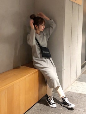 E R Uさん（レディース・157cm）の春コーディネート