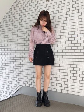 「w closet」｜「アイテム（その他）」を使った、エル 🍒さん（レディース・157cm）の春コーディネート
