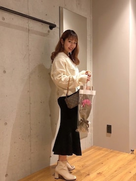 「LouisVuitton」｜「アイテム（その他）」を使った、エル 🍒さん（レディース・157cm）の冬コーディネート