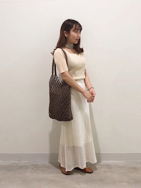 E R Uさん（レディース・157cm）の夏コーディネート