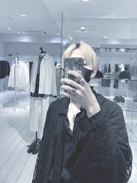 「Yohji Yamamoto（ヨウジヤマモト）のアイテム（アクセサリー）」を使った、hさん（メンズ・170cm）の秋コーディネート