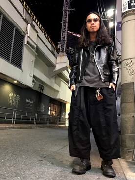 「GUIDI（グイディ）のアイテム」を使った、AOKIFLASH‼︎!さん（メンズ・166cm）の秋コーディネート