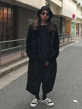 「GUIDI（グイディ）のアイテム」を使った、AOKIFLASH‼︎!さん（メンズ・166cm）の秋コーディネート