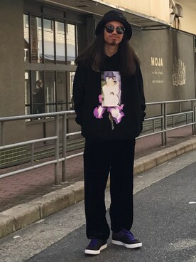 「MYne（マイン）のアイテム（シューズ）」を使った、AOKIFLASH‼︎!さん（メンズ・166cm）の秋コーディネート