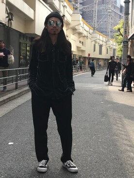 「ONES STROKE（ワンズストローク）のアイテム」を使った、AOKIFLASH‼︎!さん（メンズ・166cm）の秋コーディネート