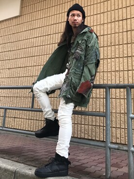 「RESURRECTION」｜AOKIFLASH‼︎!さん（メンズ・166cm）の冬コーディネート