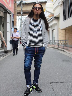 AOKIFLASH‼︎!さん（メンズ・166cm）の夏コーディネート