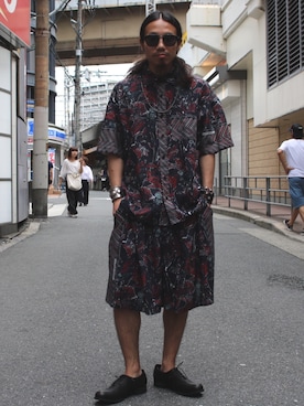 AOKIFLASH‼︎!さん（メンズ・166cm）の夏コーディネート