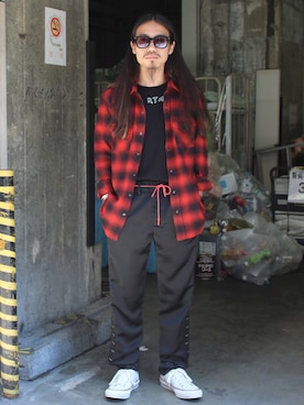 AOKIFLASH‼︎!さん(メンズ・166cm)の夏コーディネート