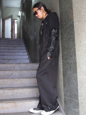 「Azuma.（アズマ）のアイテム（サロペット/オーバーオール）」を使った、AOKIFLASH‼︎!さん（メンズ・166cm）の秋コーディネート