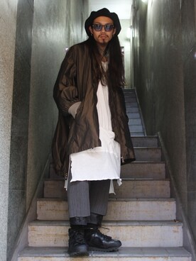 SHARE SPIRITのスラックスを使った人気ファッションコーディネート - WEAR