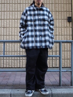 「Azuma.（アズマ）のアイテム（パンツ）」を使った、AOKIFLASH‼︎!さん（メンズ・166cm）の秋コーディネート