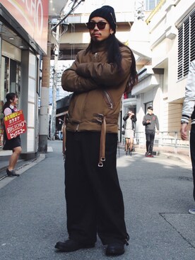 「Azuma.（アズマ）のアイテム（ジャケット/アウター）」を使った、AOKIFLASH‼︎!さん（メンズ・166cm）の秋コーディネート