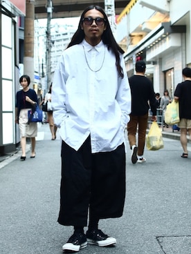 「Azuma.（アズマ）のアイテム（パンツ）」を使った、AOKIFLASH‼︎!さん（メンズ・166cm）の夏コーディネート