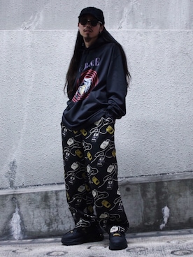 「Azuma.（アズマ）のアイテム（キャップ）」を使った、AOKIFLASH‼︎!さん（メンズ・166cm）の春コーディネート