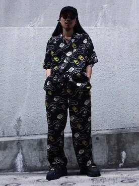 「Azuma.（アズマ）のアイテム（パンツ）」を使った、AOKIFLASH‼︎!さん（メンズ・166cm）の春コーディネート