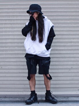 「HELIOT EMIL」｜AOKIFLASH‼︎!さん（メンズ・166cm）の春コーディネート