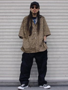 「ROYAL FLASH（ロイヤルフラッシュ）のアイテム（キャップ）」を使った、AOKIFLASH‼︎!さん（メンズ・166cm）の春コーディネート
