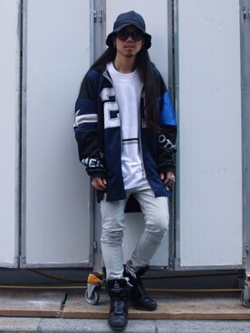 「COTE MER （コートメール）のアイテム（トップス）」を使った、AOKIFLASH‼︎!さん（メンズ・166cm）の春コーディネート