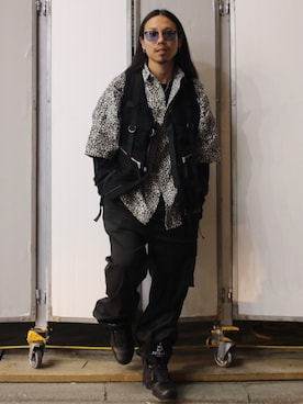 「HELIOT EMIL」｜AOKIFLASH‼︎!さん（メンズ・166cm）の春コーディネート