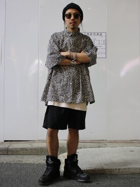 AOKIFLASH‼︎!さん（メンズ・166cm）の夏コーディネート